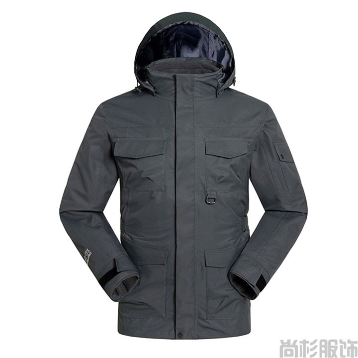 軍綠色兩件套工裝風(fēng)格沖鋒衣(圖9) 軍綠色兩件套工裝風(fēng)格沖鋒衣(圖9)