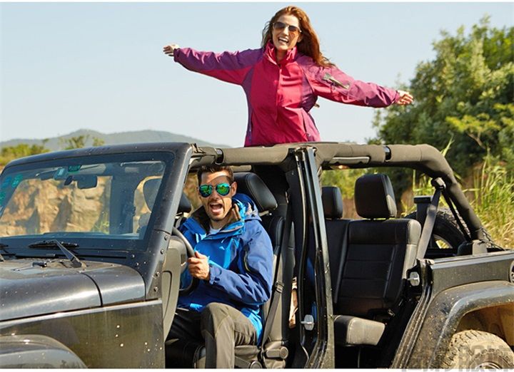 長絨內(nèi)膽沖鋒衣--男士灰色(圖4) 長絨內(nèi)膽沖鋒衣--男士灰色(圖4)