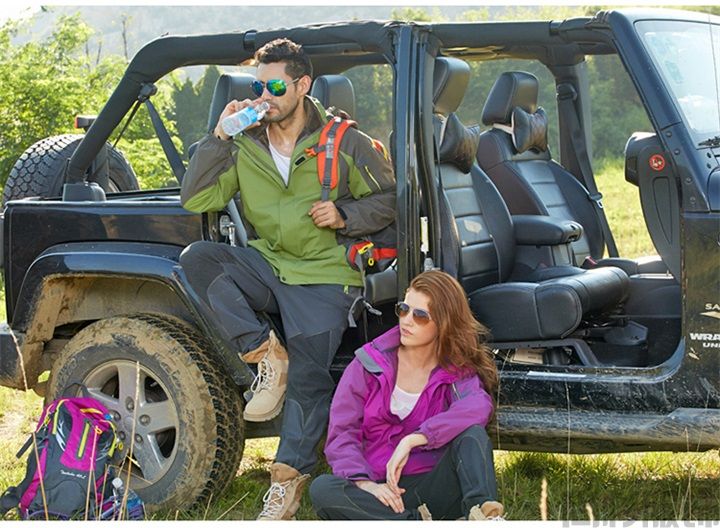 長絨內(nèi)膽沖鋒衣--男士灰色(圖5) 長絨內(nèi)膽沖鋒衣--男士灰色(圖5)