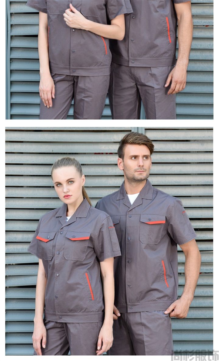 X001純棉短袖工作服夏季工作服(圖14) X001純棉短袖工作服夏季工作服(圖14)